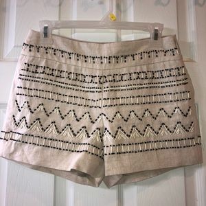 LOFT beaded shorts